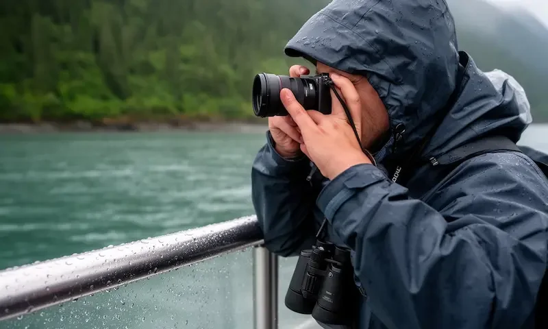 Ketchikan harbor departure boat