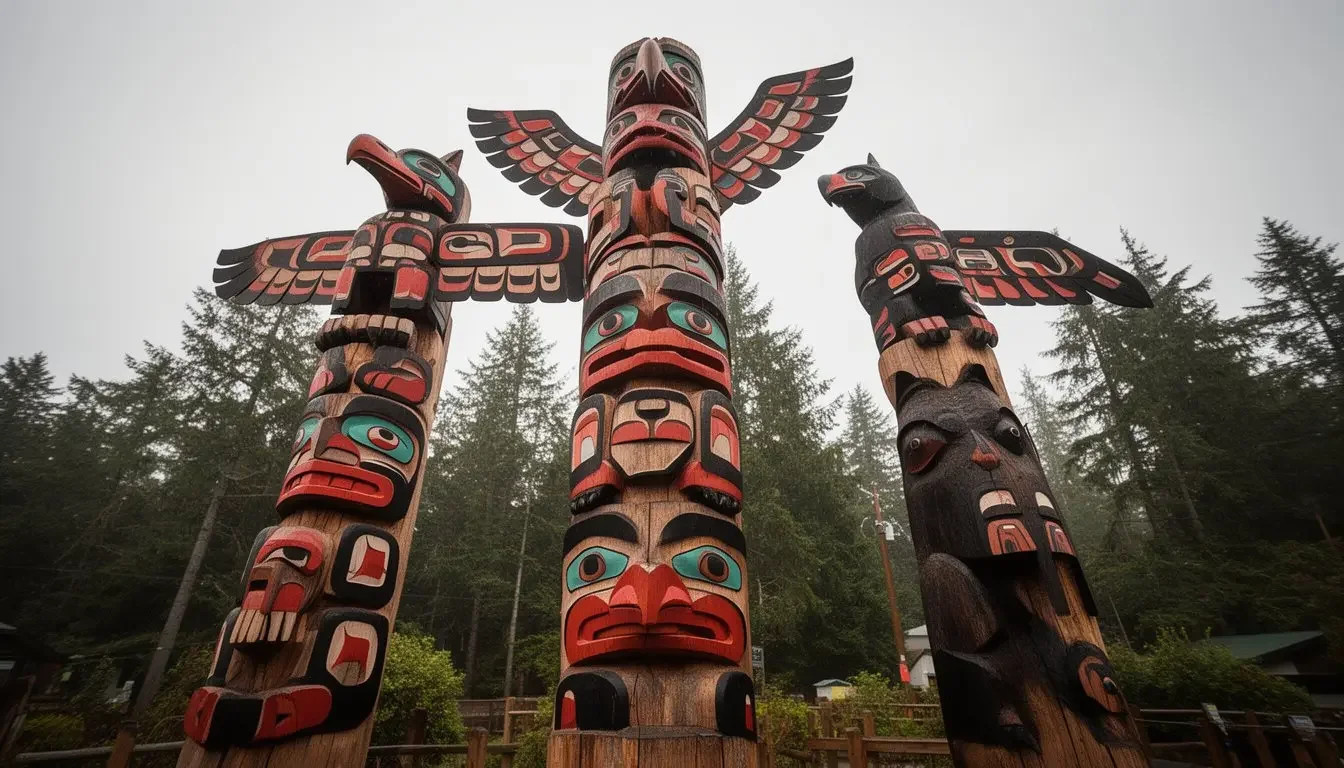 totem poles Ketchikan Alaska Tlingit