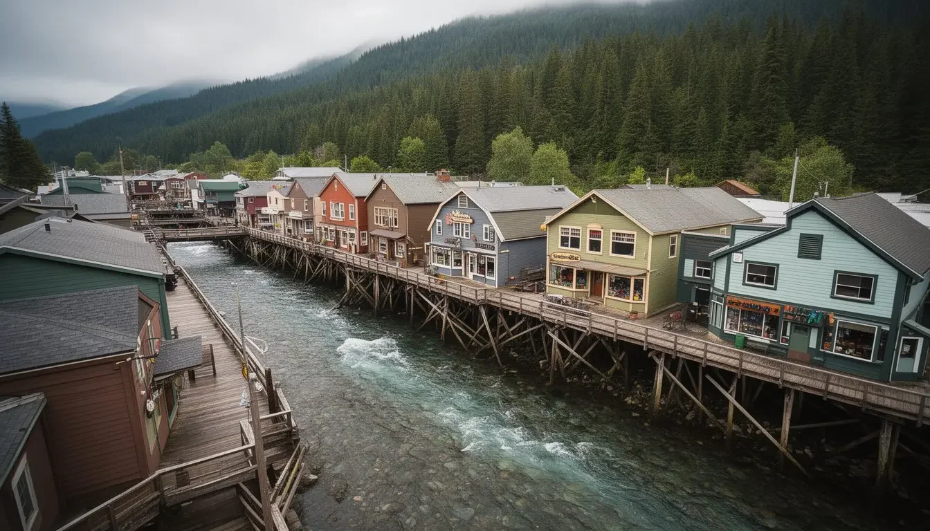 Creek Street Ketchikan historic boardwalk