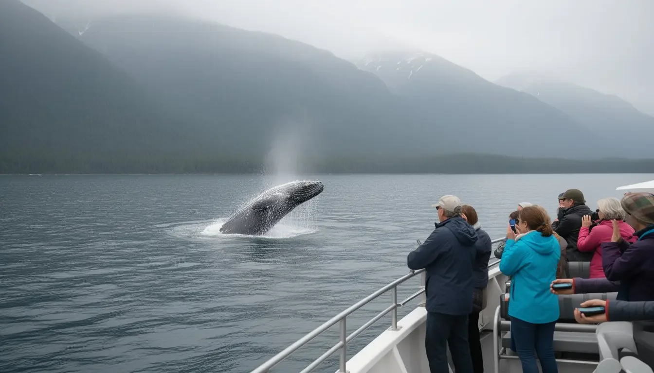 small group whale watching tour Ketchikan Alaska