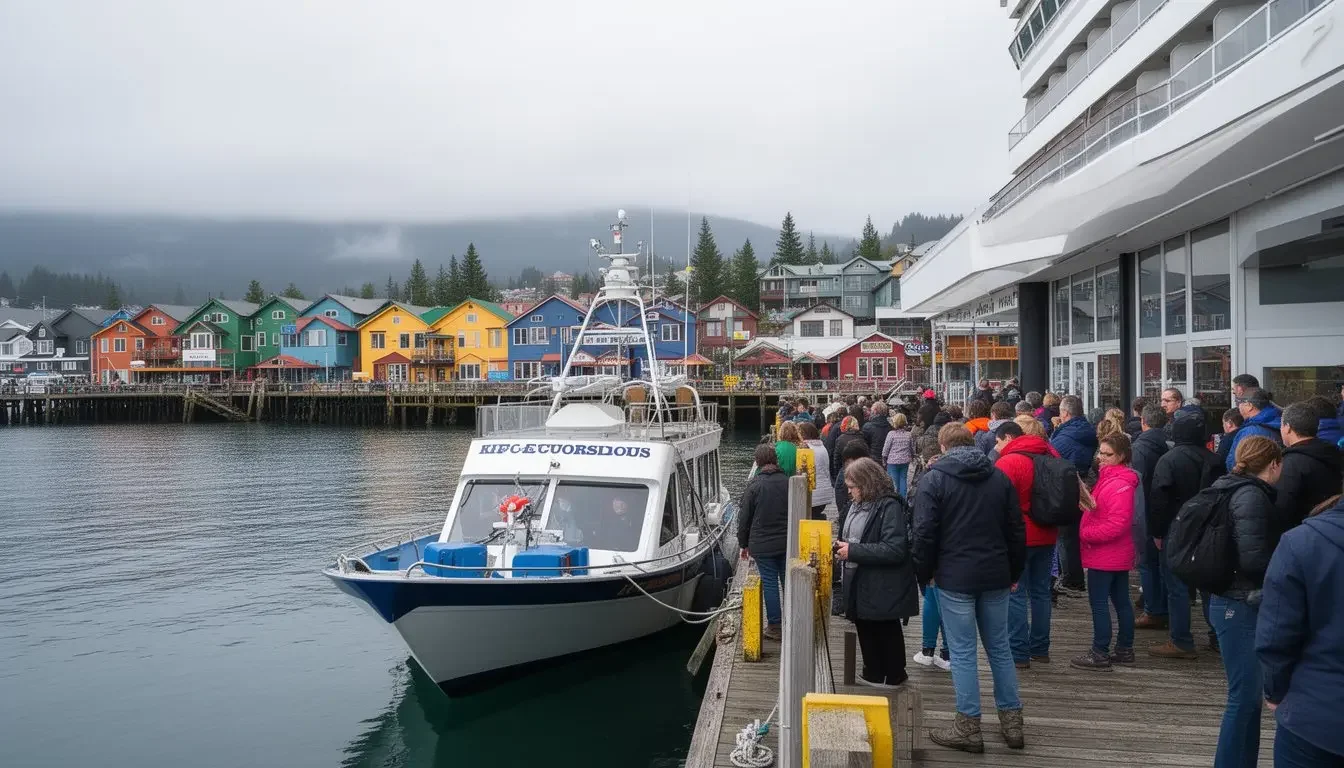 cruise excursion boat Ketchikan Alaska wildlife