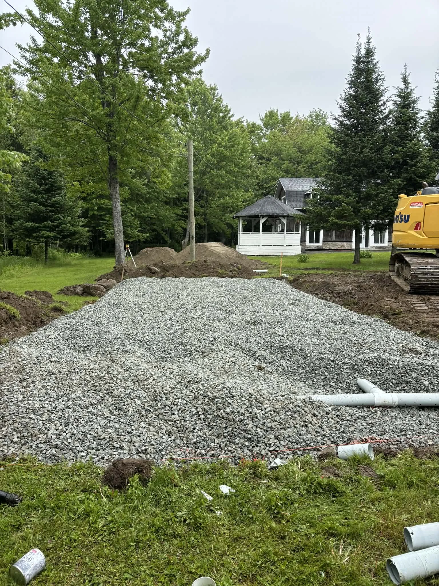 Projet champ d'épuration