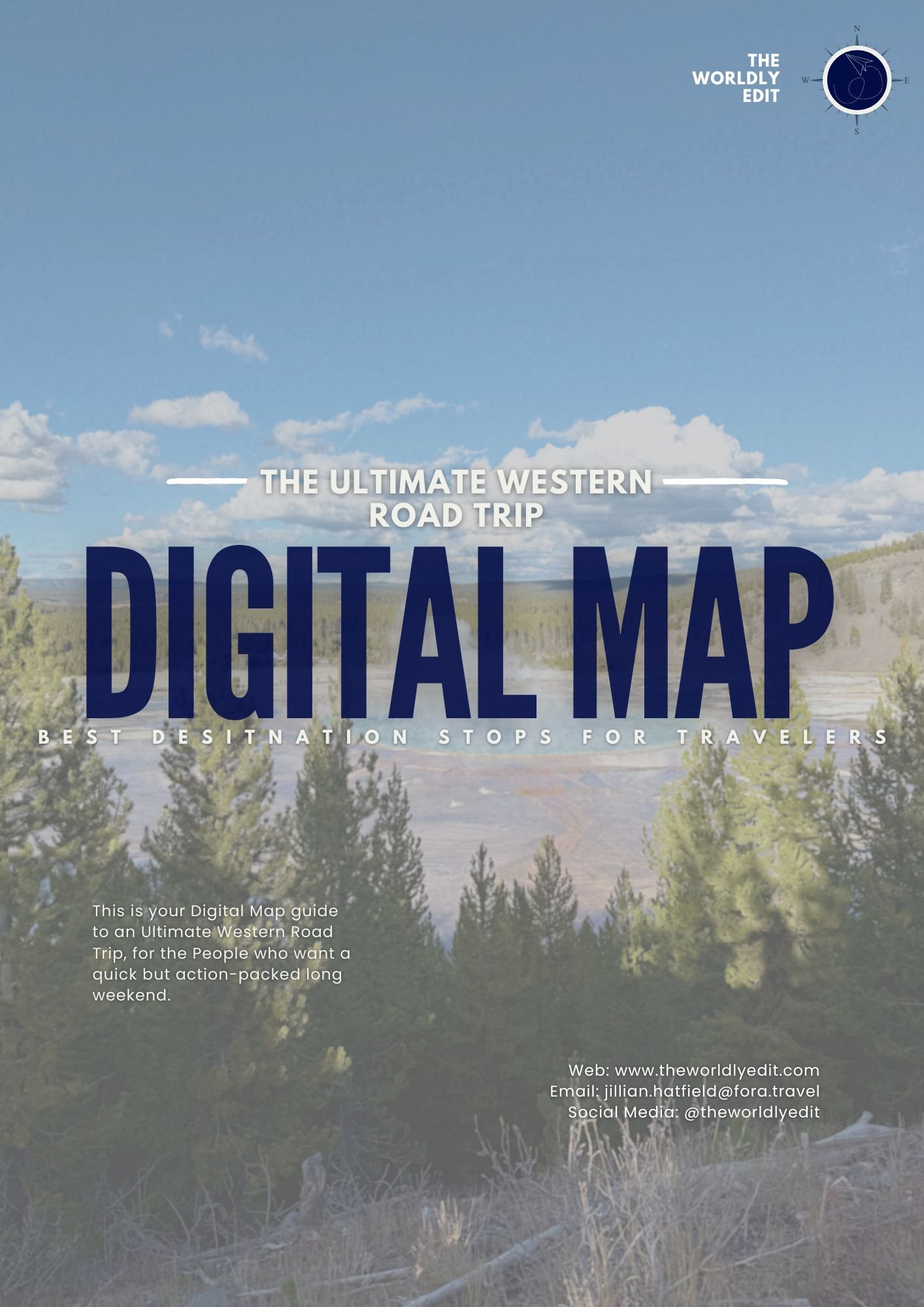 The Ultimate Western Road Trip: Digital Map