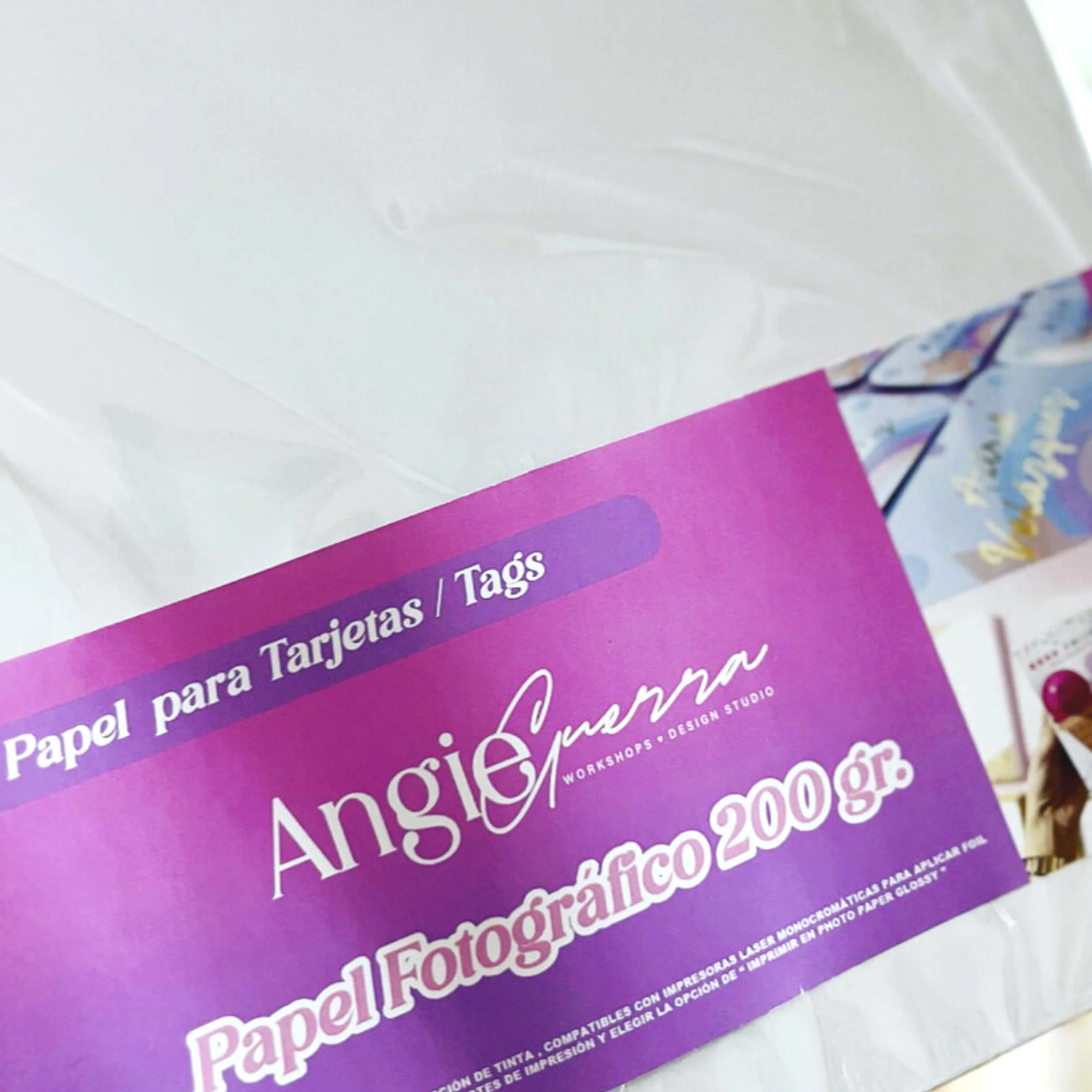 PAPEL FOTOGRÁFICO 200 Gr ( TARJETAS O TAGS )