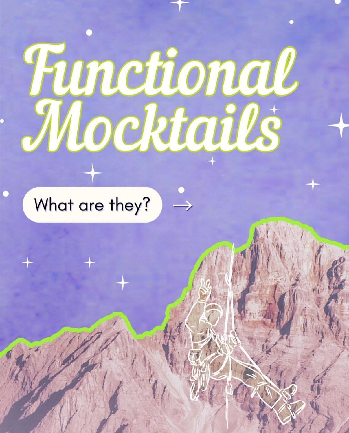 Rethink the way you drink. 

Functional Mocktails are more than just alcohol-free-they&rsquo;re crafted to fuel your body and mind.

✅Boost focus &amp; clarity
✅Balance stress &amp; endurance
✅Support gut health &amp; digestion
✅Hydrate &amp; restore
