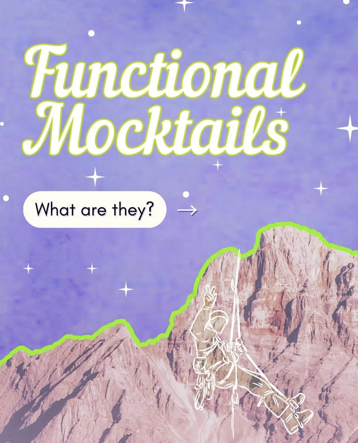 Rethink the way you drink. 

Functional Mocktails are more than just alcohol-free-they&rsquo;re crafted to fuel your body and mind.

✅Boost focus &amp; clarity
✅Balance stress &amp; endurance
✅Support gut health &amp; digestion
✅Hydrate &amp; restore