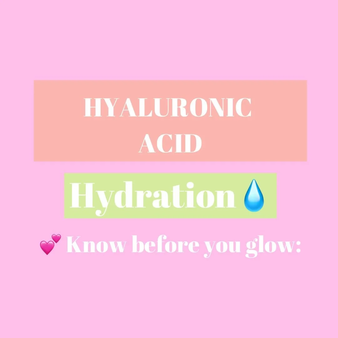💧 HYALURONIC ACID
You&rsquo;ve probably seen this on labels&hellip; but what is it?
✨ WHAT IT DOES
Helps your skin hold water so it feels soft and hydrated.
👀 WHAT IT LOOKS LIKE ON LABELS
&bull; Hyaluronic Acid
&bull; Sodium Hyaluronate
✔ Safe for 