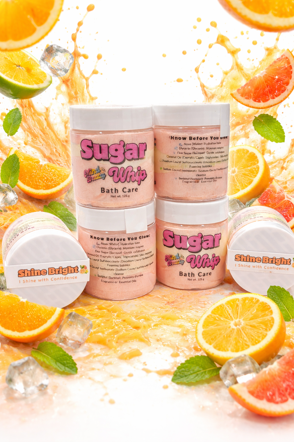 Foaming Sugar Scrub - Shine Bright