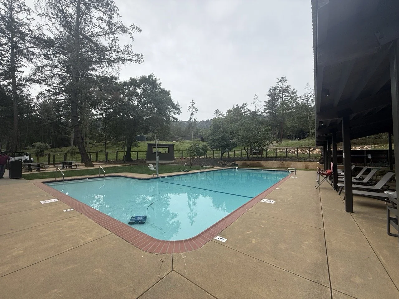 Take a break at Camp Coffee Shop to relax by the pool or go for a swim.