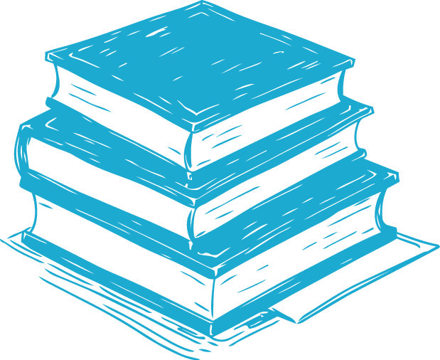 Dessin d'une pile de livres