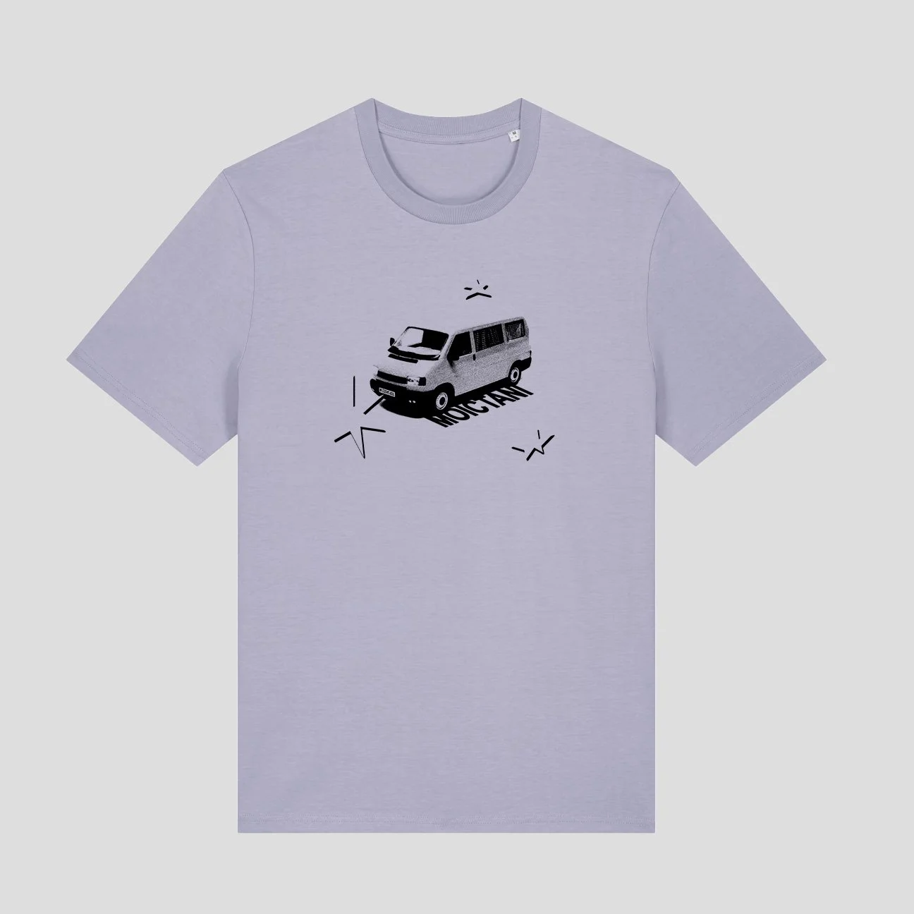 Lilas T-shirt – "Mi coche azul"