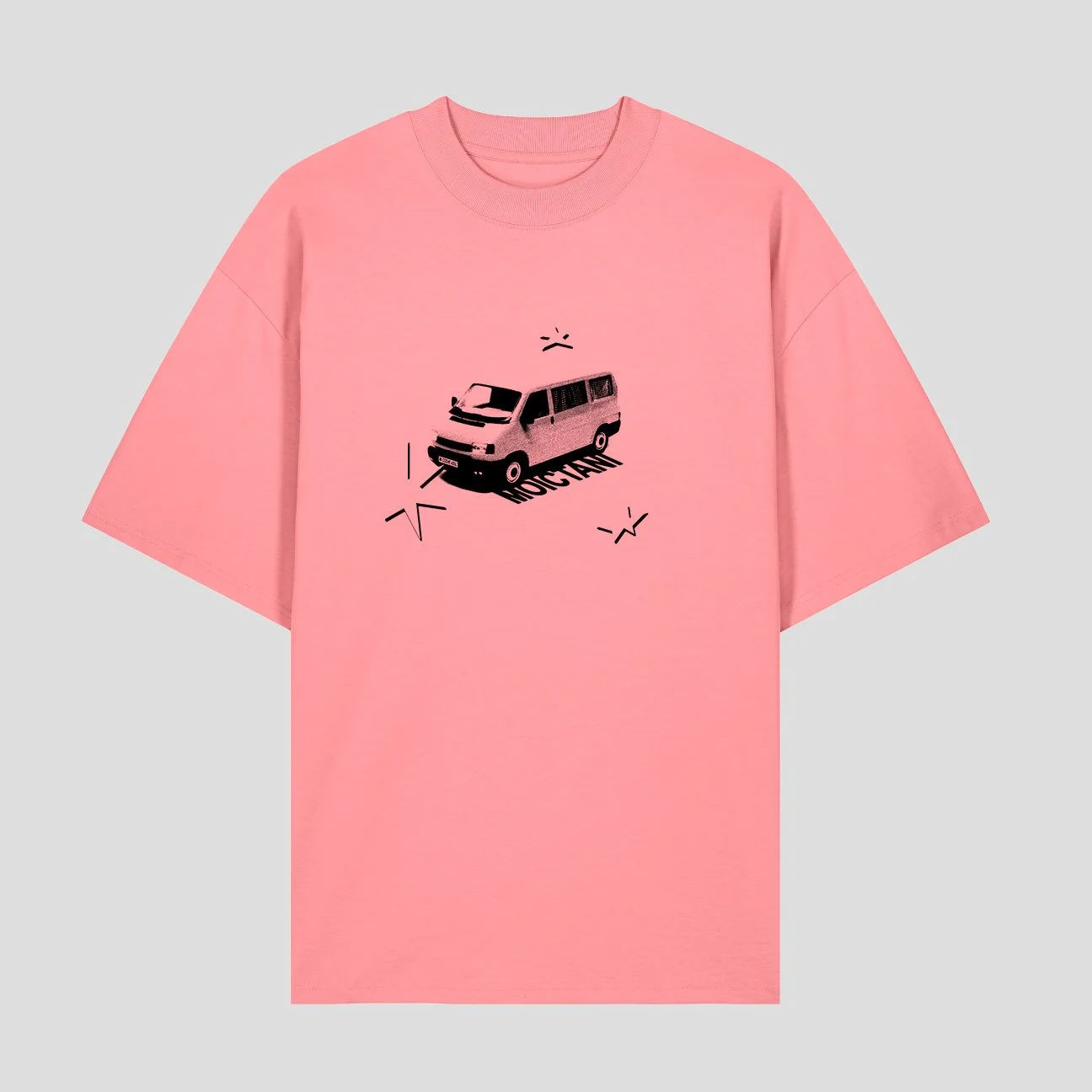 Pink T-shirt – "Mi coche azul"