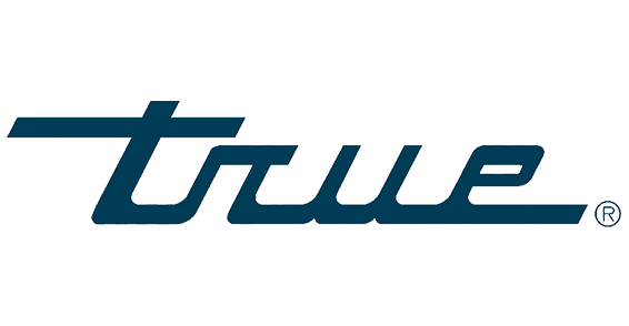 True logo in blue with stylized lettering.