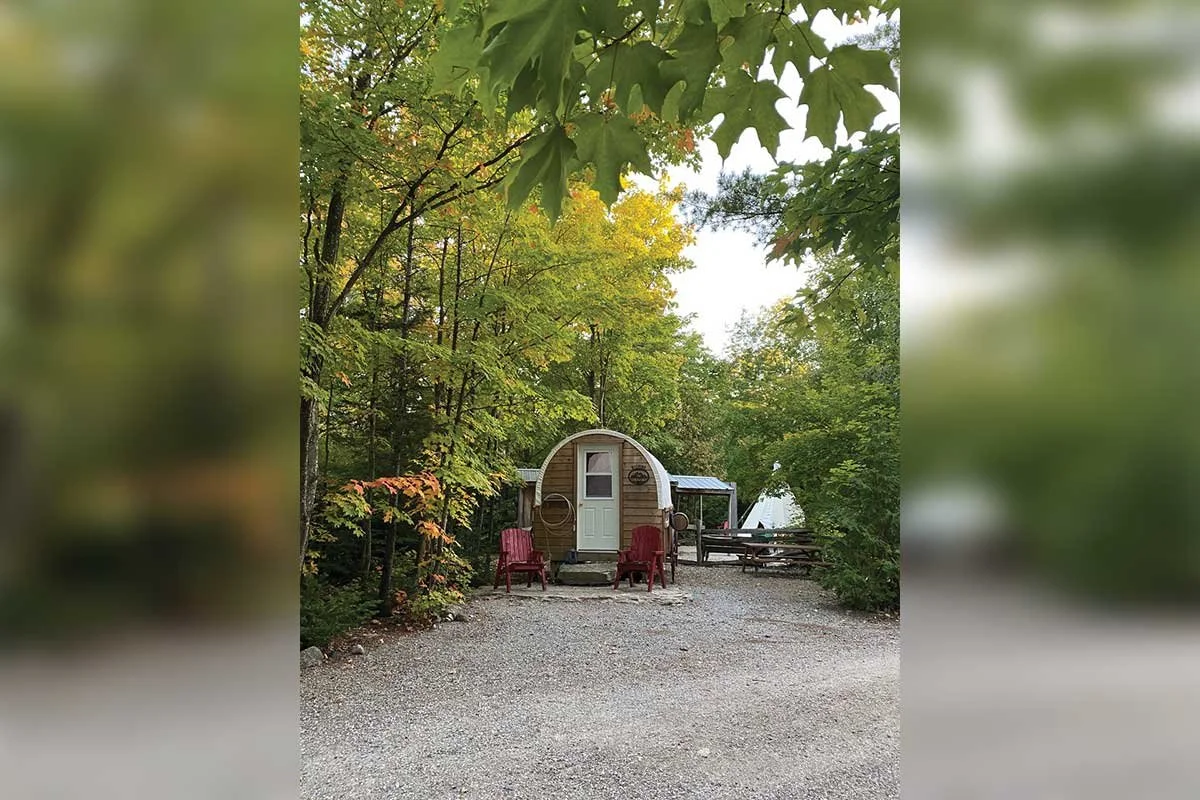 THE KICKING MULE GUEST RANCH (C T TP) – For a unique and adventurous experience, consider spending a night, or a few, with us. Stay in a tipi (teepee), cabin bunkies, even a covered wagon, or pitch your own tent. Just 15KMs from the MS Chi-Cheemaun f