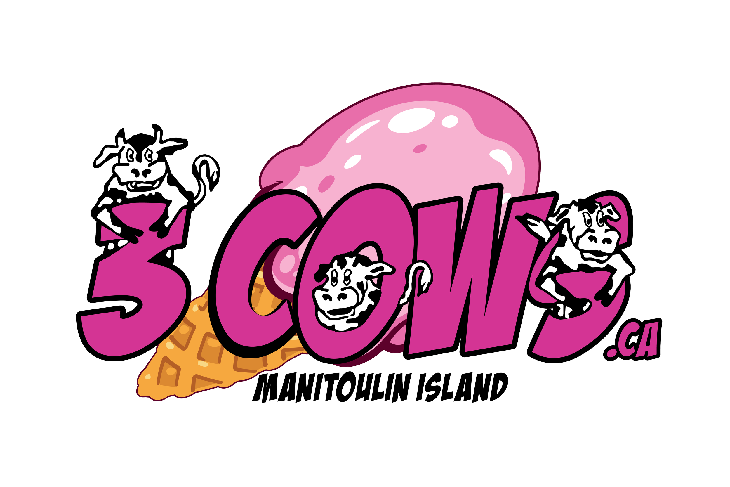 The legacy of 3 Cows & A Cone began over 34 years ago when we took over the day-to-day operation from Farquhar's dairy. When Farquhar's wanted to leave the retail end of selling their famous ice cream, we gladly stepped up! While Farquhar’s have now 