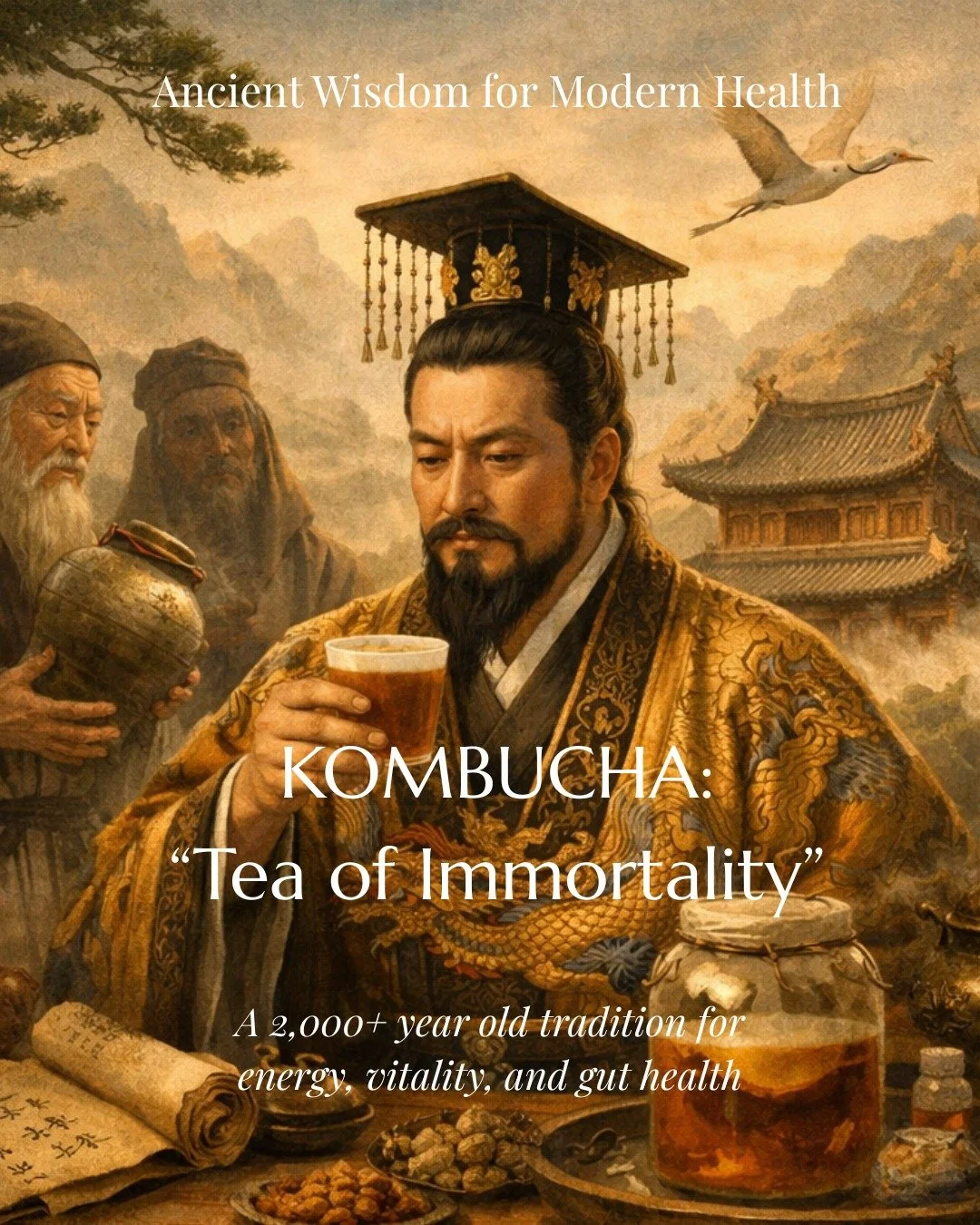 Who would have thought that Qin Shi Huang and I had so much in common!? 

I have a lineup of beverages that I drink just about daily, and kombucha is part it. My curiosity led me to look into its origins and it&rsquo;s actually a pretty interesting s