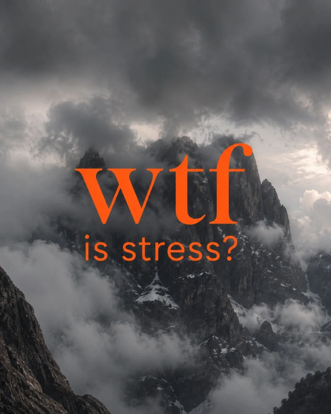 From my own experience and from working with clients, it appears that stress is a bit misunderstood. 

The cliffnotes:

- Chronic stress doesn't always look like panic or chaos. Sometimes it looks like being highly capable, productive, and "fine