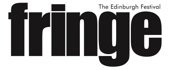 The logo for The Edinburgh Festival Fringe, featuring the word 'fringe' in large black letters with 'The Edinburgh Festival' in smaller text above it.