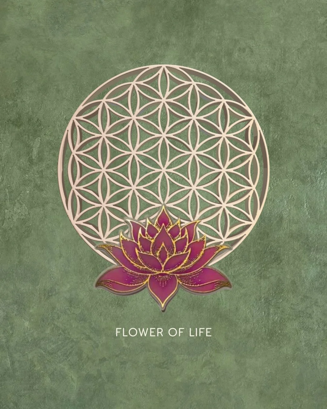 A sacred pattern found across civilizations,
revealing the hidden order behind creation 
the harmony that binds atom to galaxy,
breath to body,
self to Source.

Our Gold Flower of Life Intention Necklace
is crafted not as ornament but as remembrance.