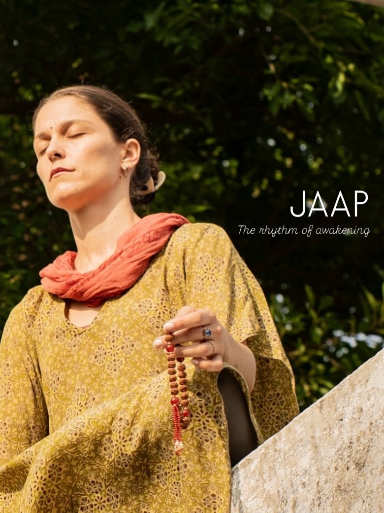 A mala was never decoration.
It was discipline.
It was devotion.
It was a living thread connecting seeker to Source 🙏

Our intentional japa malas are crafted in that same spirit 
not as ornament, but as companions in your sadhana.

Witnesses to your