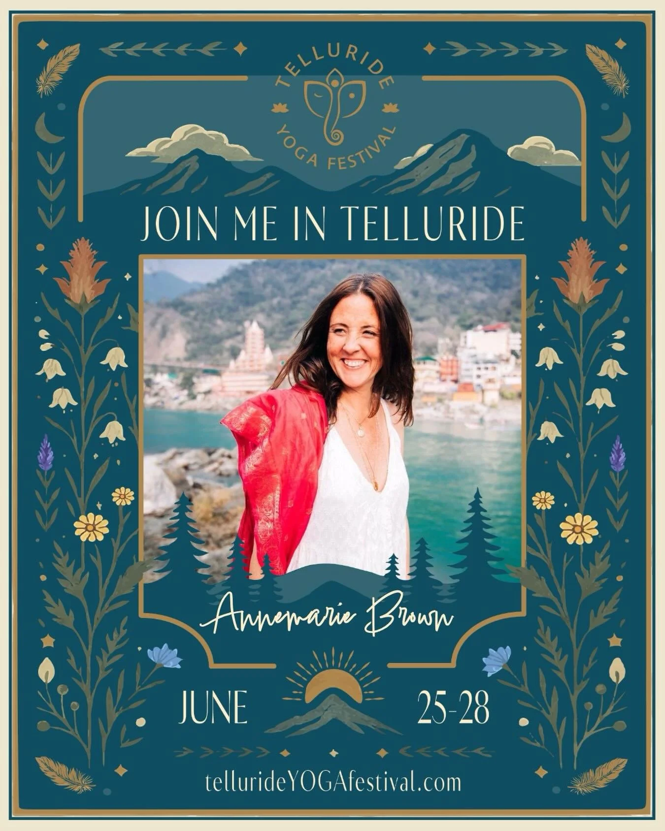 I am so excited to present and bring @thesattvacollection_ this year to @tellurideyogafestival June 25-28, 2026!

Experience an unforgettable weekend of connection and inspiration at the 18th annual  Telluride Yoga Festival nestled in the rugged mou