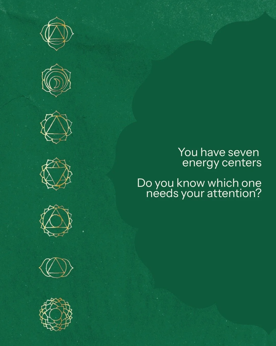 The chakra system is a sacred map of the Self.

Each chakra represents a different dimension of our human and spiritual experience grounding, feeling, power, love, truth, intuition, and divine connection.

When these energy centers are balanced, life