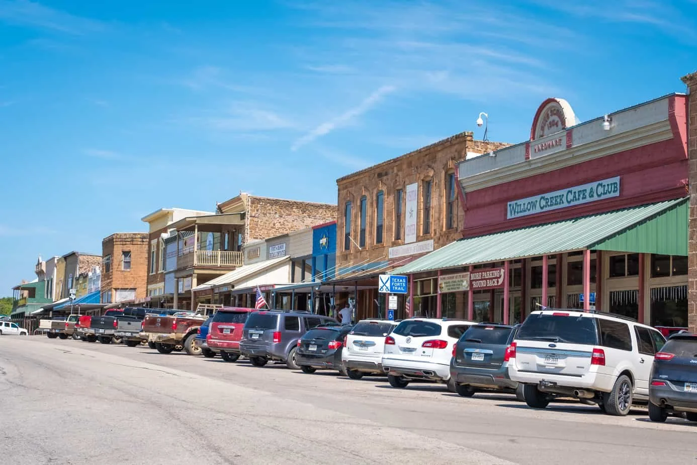 Browse the courthouse square for antiques, Texas-made goods, western wear, gifts, and unique local finds.