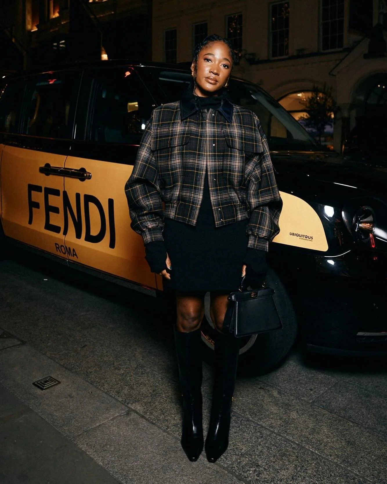 The loveliest @adelayoadedayo for @fendi last week using all @charlottetilbury ❤️ 

Hair styled by @leahsmithhair_ 🥰

#charlottetilburyproartistry #unrealskinfoundation #charlottetilbury #fendi