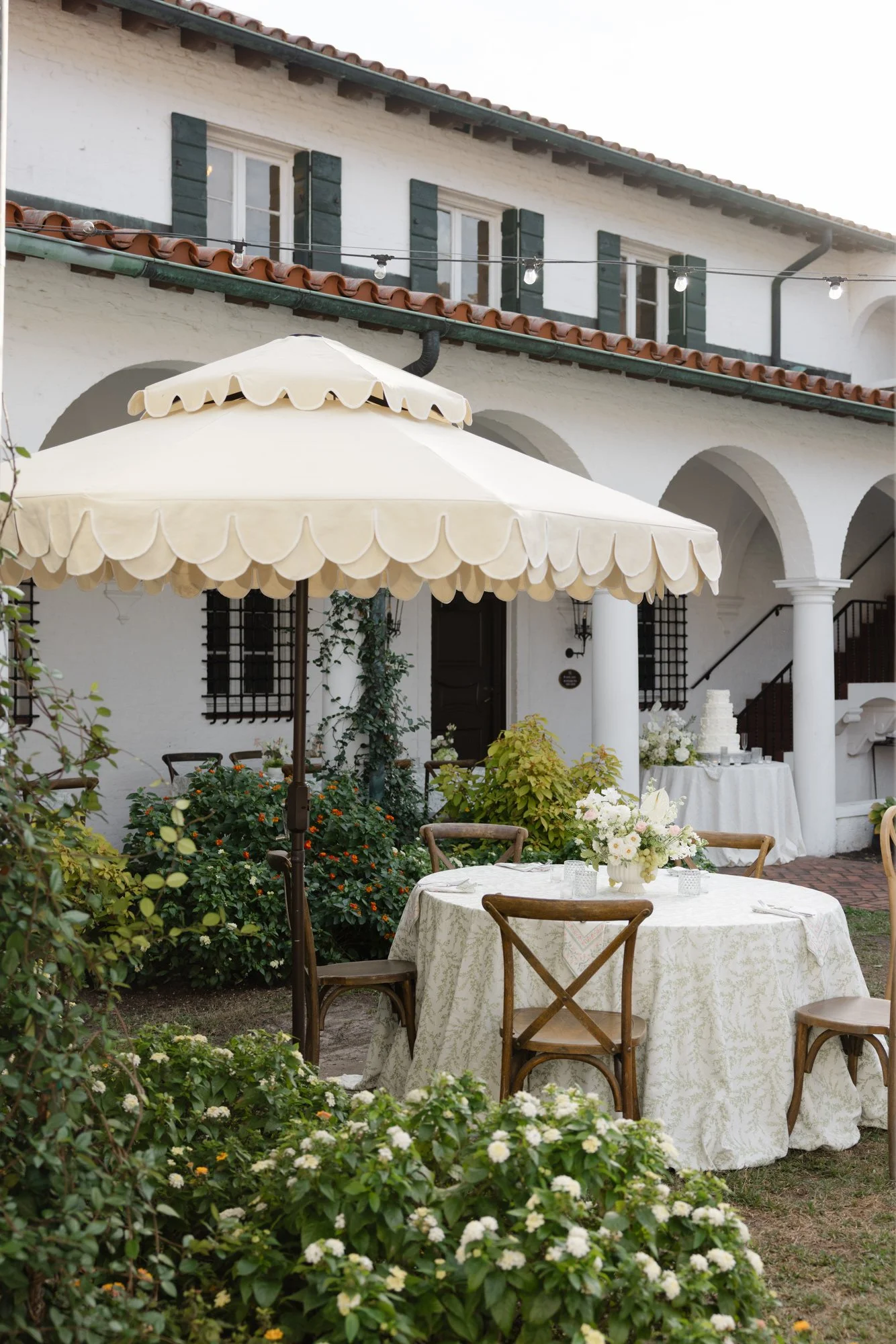 Editorial Italian themed Mediterranean villa wedding reception