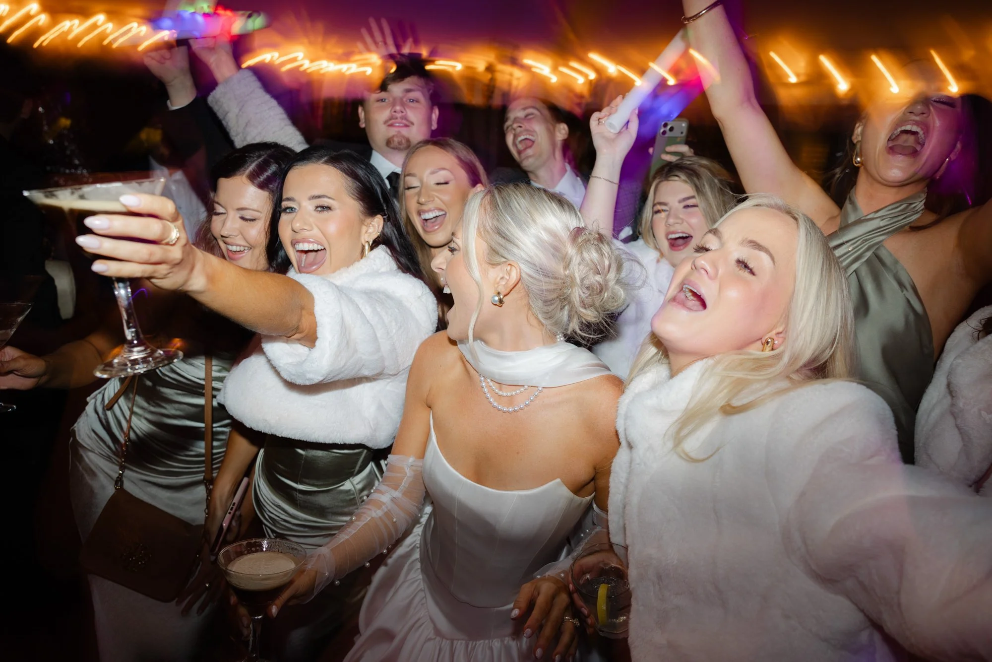 High energy dance floor at a luxury St Simons Island wedding
