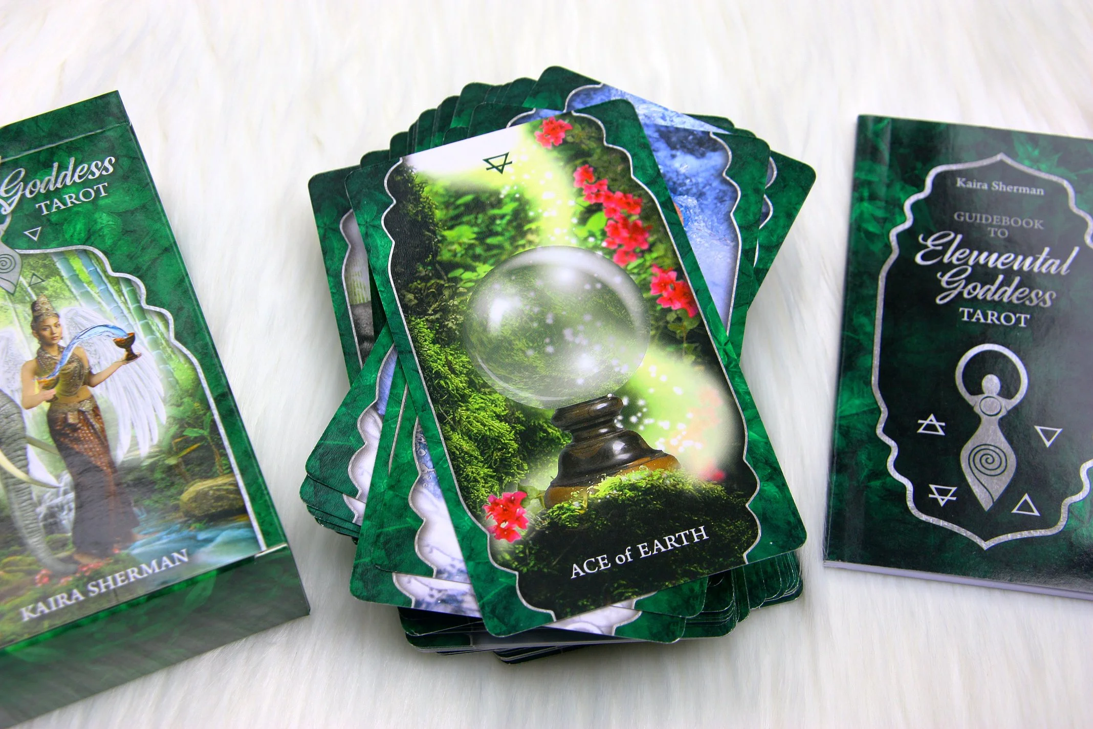 Elemental Goddess Tarot by Kaira Sherman, Artwork by Mariah Lander