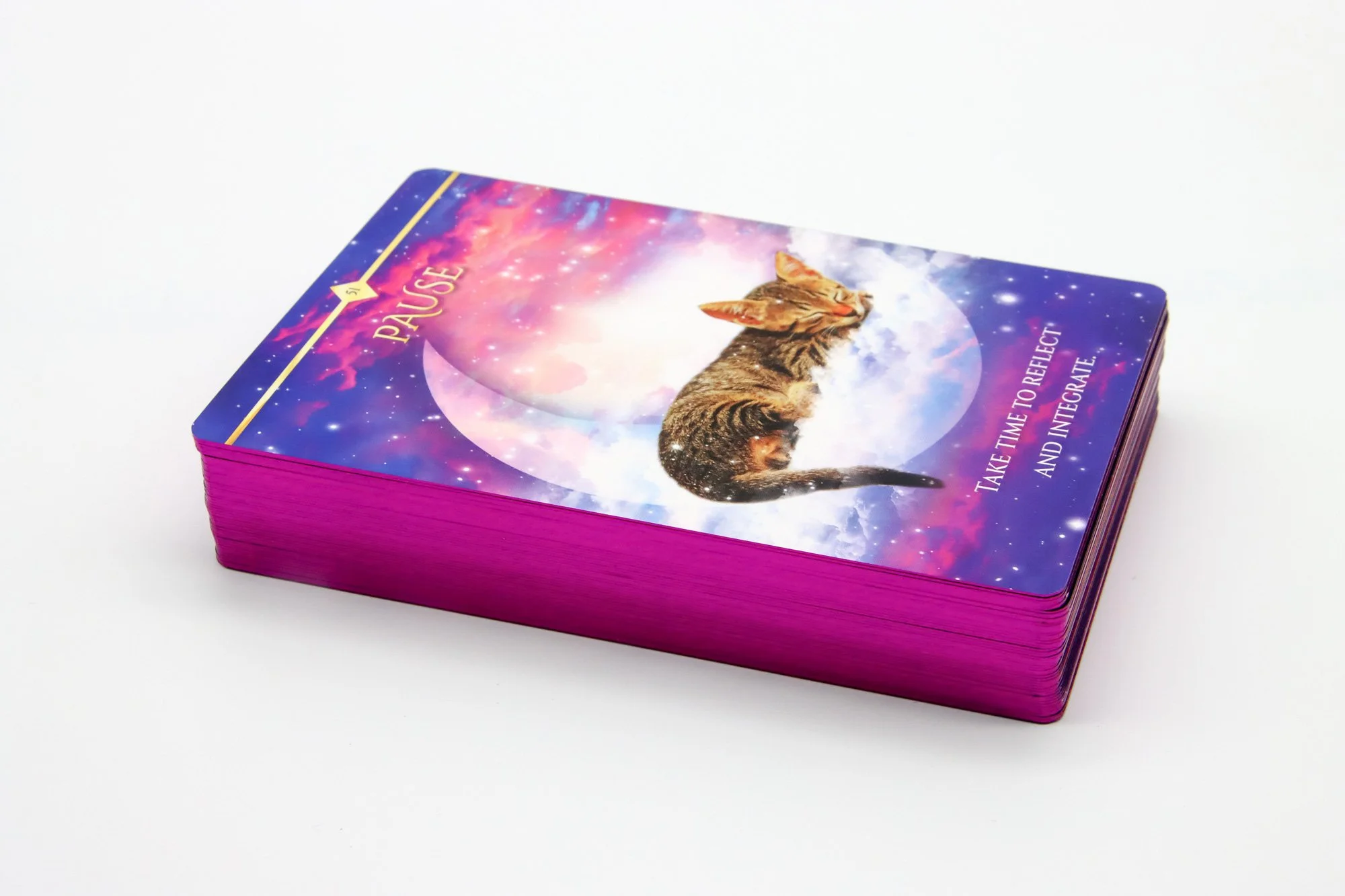 Messenger of Spirit Oracle by Whitney McNeill (Cards With Magenta Metallic Edges)