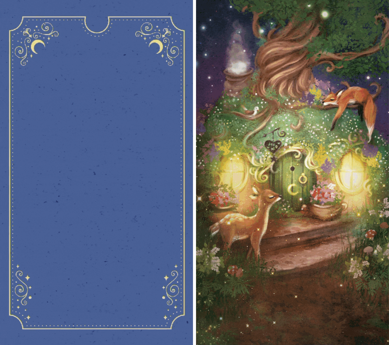 Card Illustration Time-Lapse: Heart's True Home (Card #4 from the Oracle of the Magical Fairy Forest)