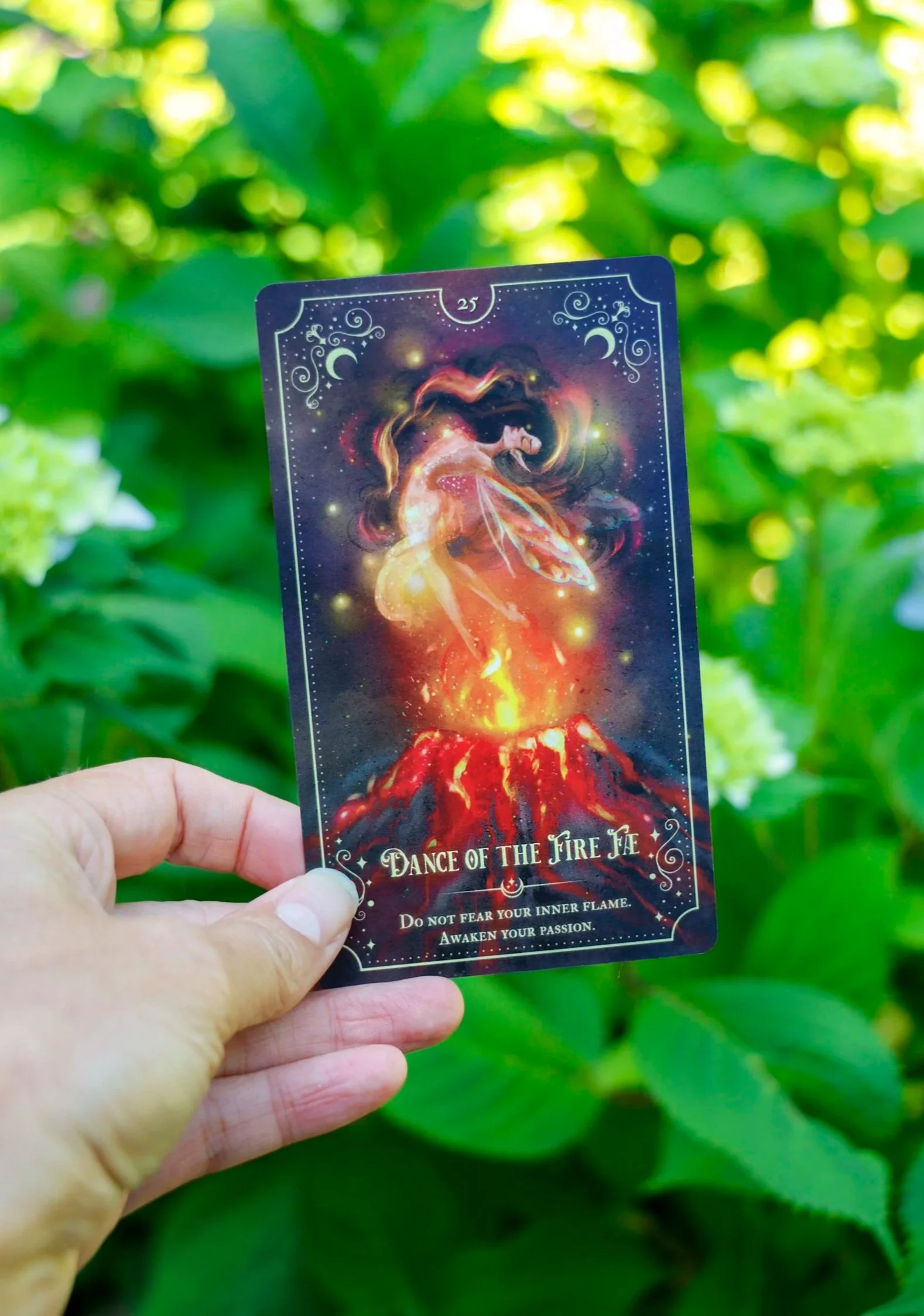 Oracle of the Magical Fairy Forest, Dance of the Fire Fae (Card #25)