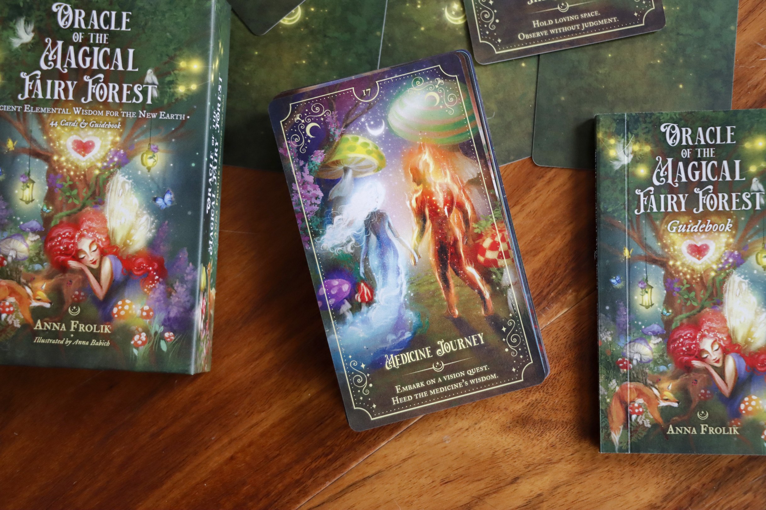 Oracle of the Magical Fairy Forest, Card #17, Medicine Journey