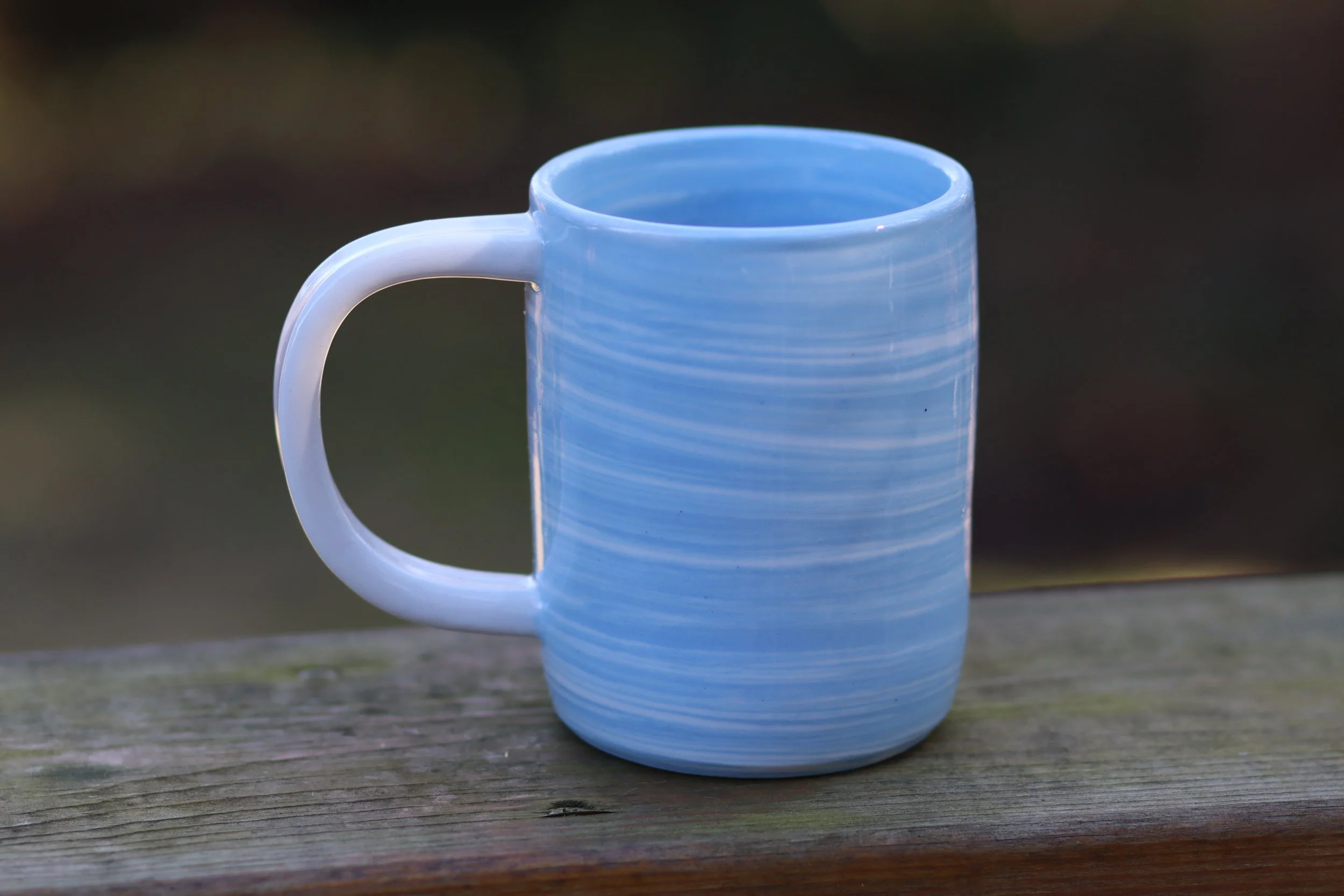 Baby Blue Swirl Mug
