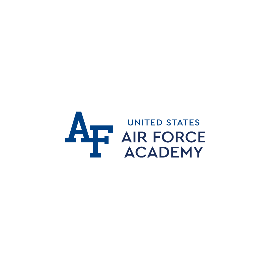 Logo of the United States Air Force Academy with initials 'AFF' in blue and the full name written next to it.