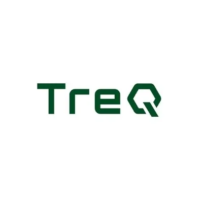 The logo of TreQ in green text on a white background.