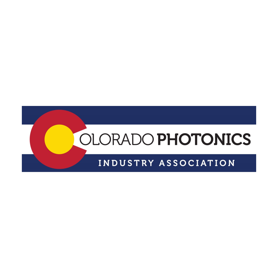 Logo of Colorado Photonics Industry Association featuring a stylized red and yellow 'C' with black and white text on a white background.