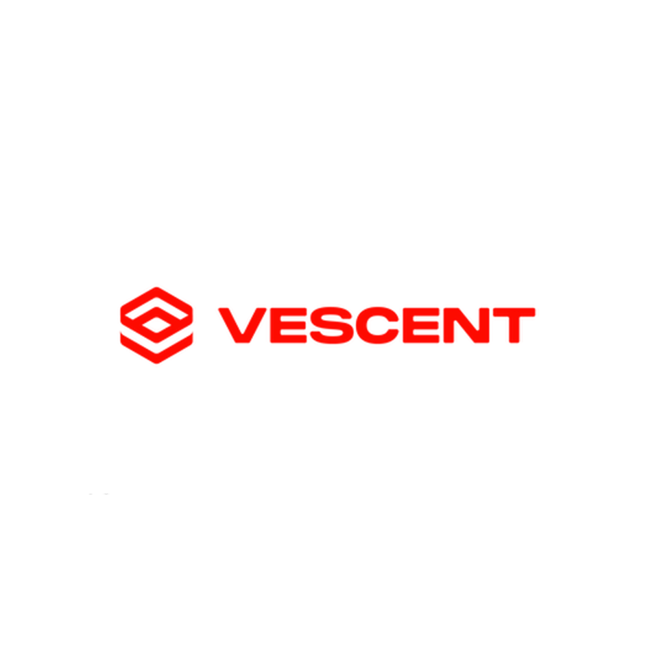 Vescent red logo