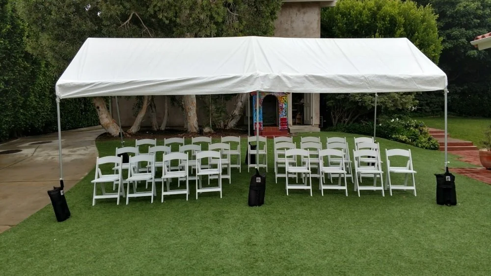 10x10 tent rental Jacksonville FL backyard event