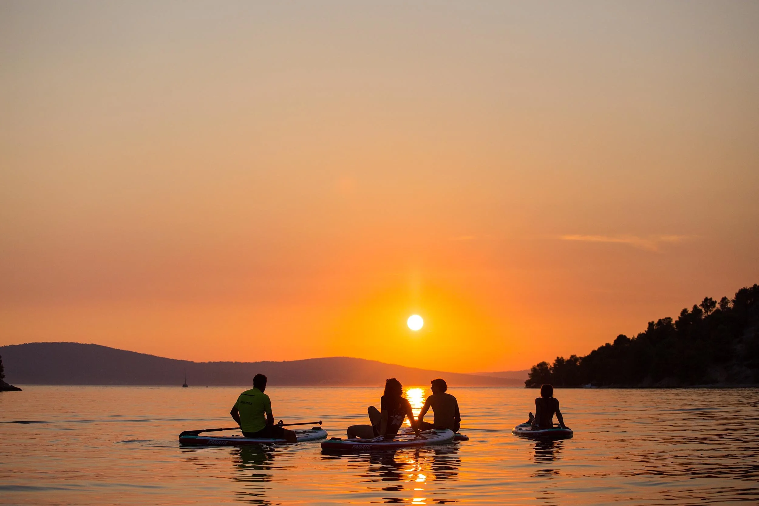 SUP paddleboard adventure on Brac Island Croatia