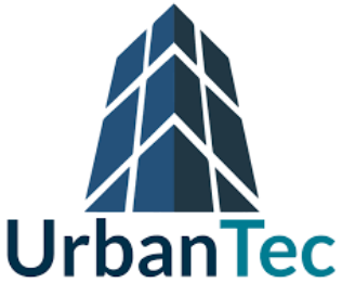 Logo of UrbanTec featuring a stylized high-rise building and the company name.