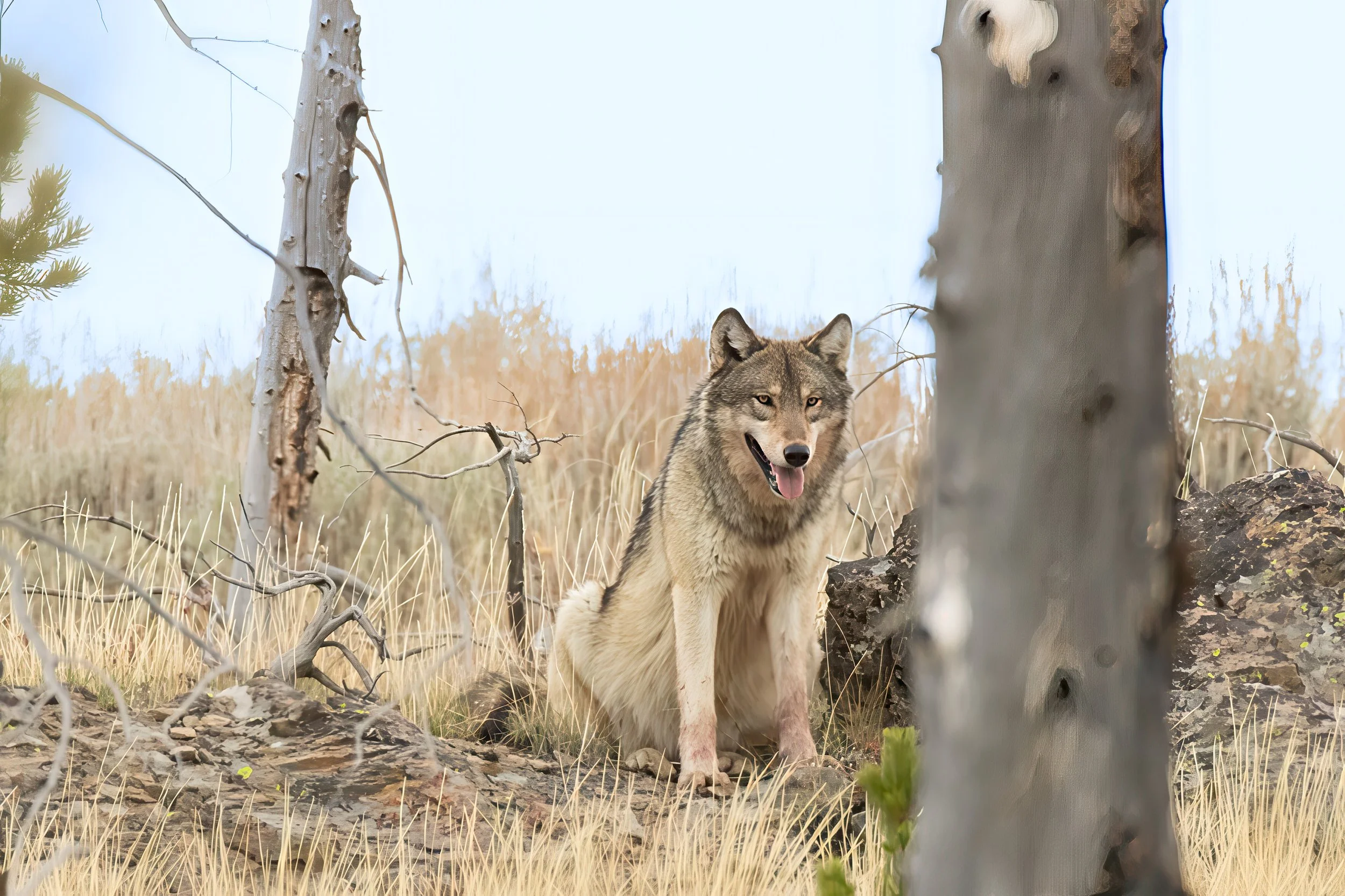 Yellowstone wolf