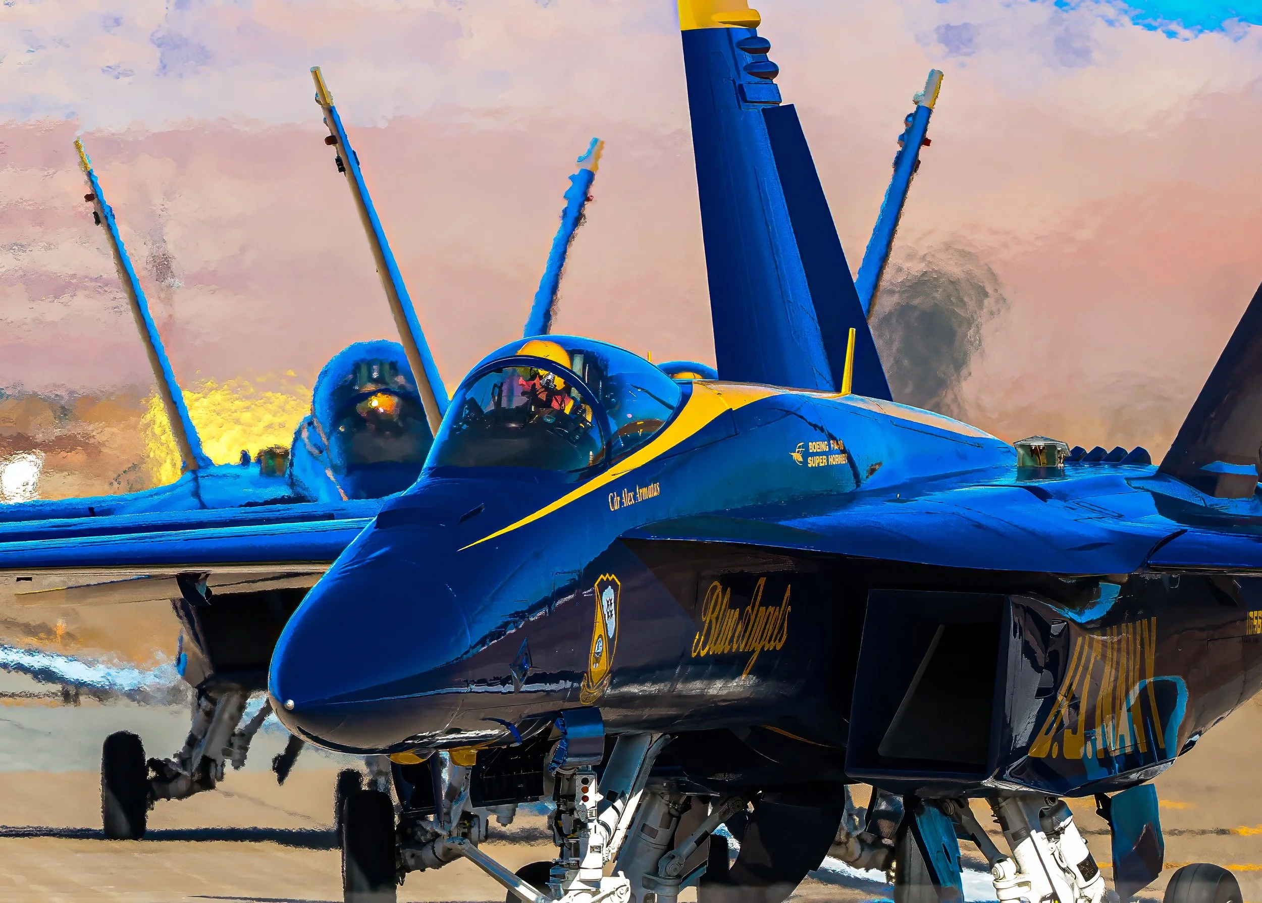 Blue Angel practice
