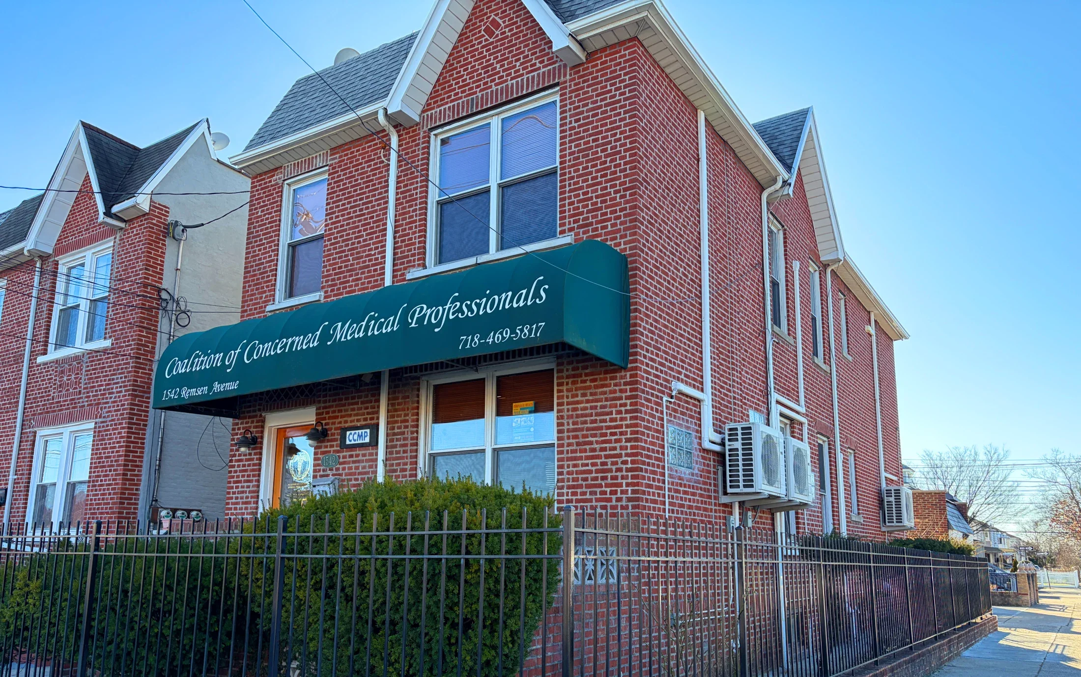 A corner shot of CCMP's office in Canarsie, Brooklyn.
