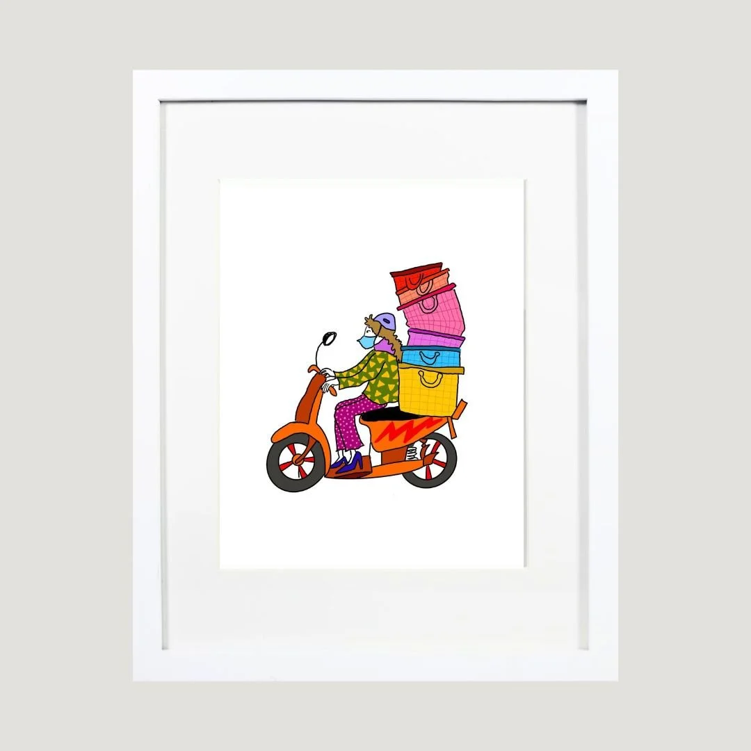 Motoneta Fine Art Print