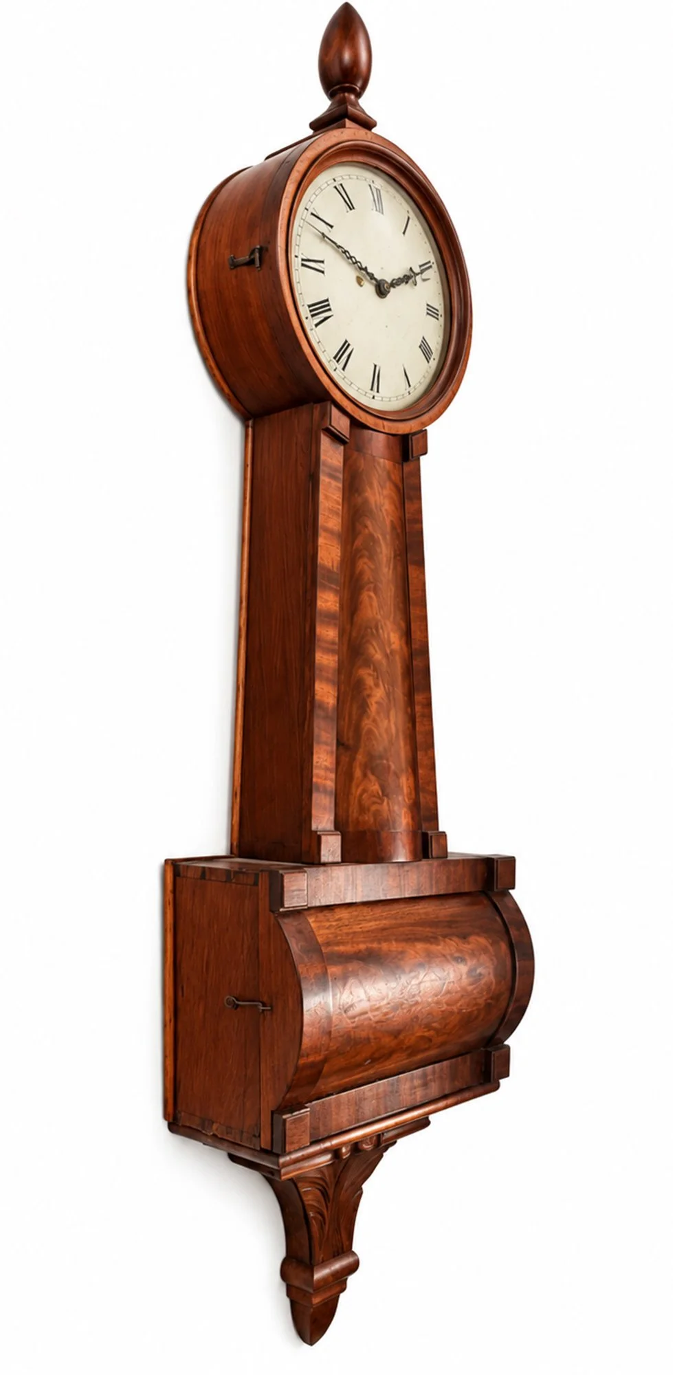 Curtis Dunning Bow Front Banjo Clock web.jpg