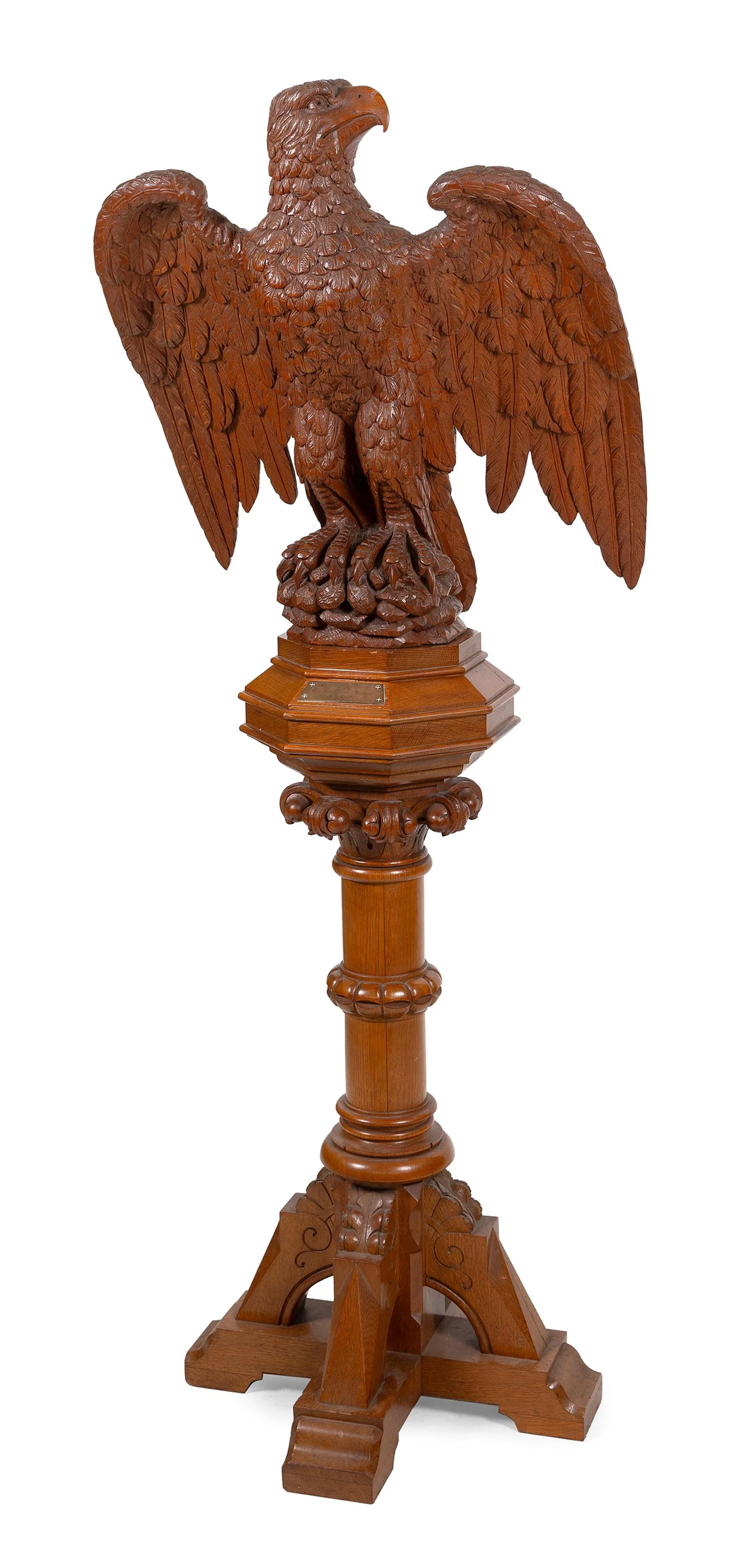 Vermount Carved Presentation Eagle, Circa 1885-1897