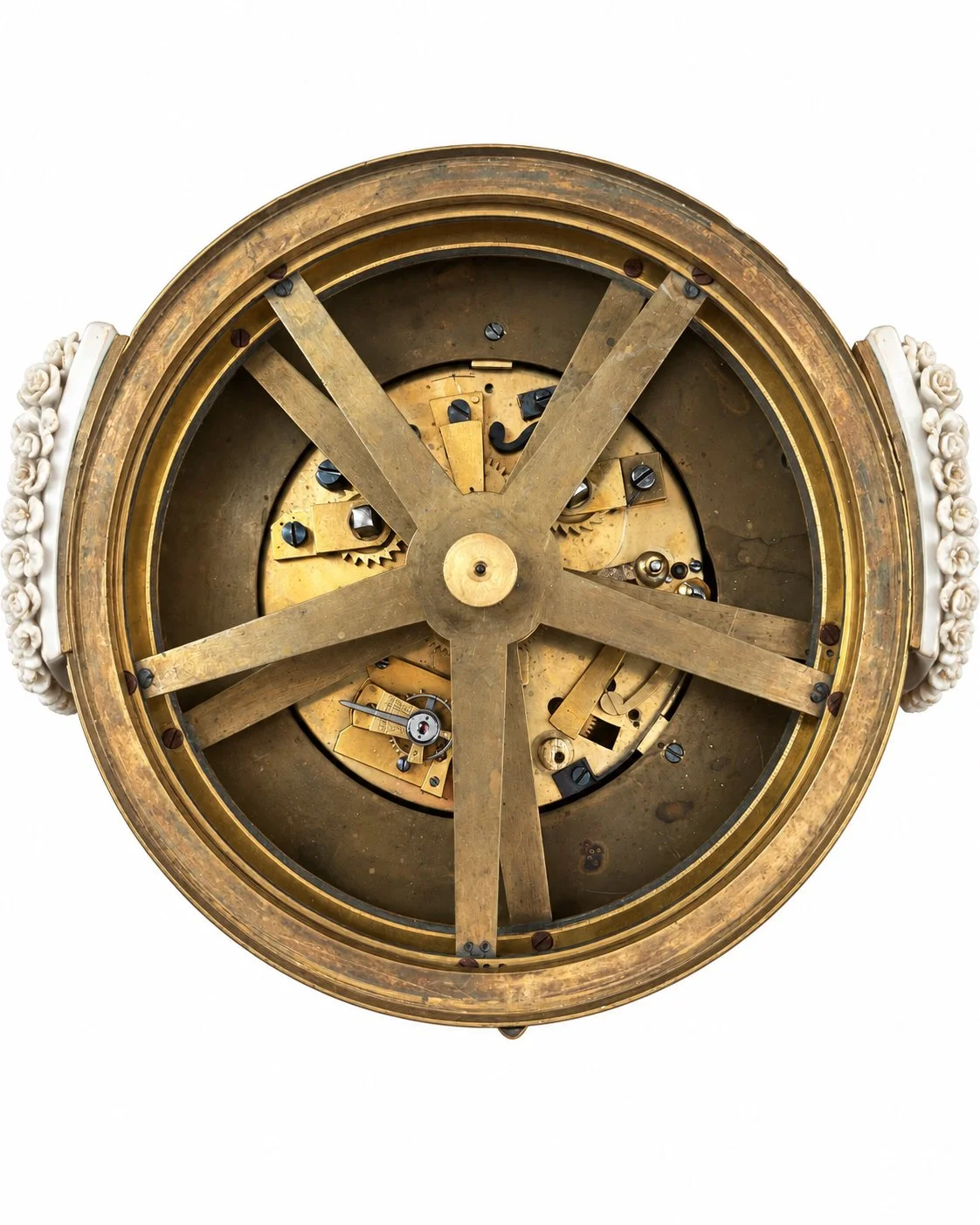 Antique Clockwork with Porcelain Roses.jpg